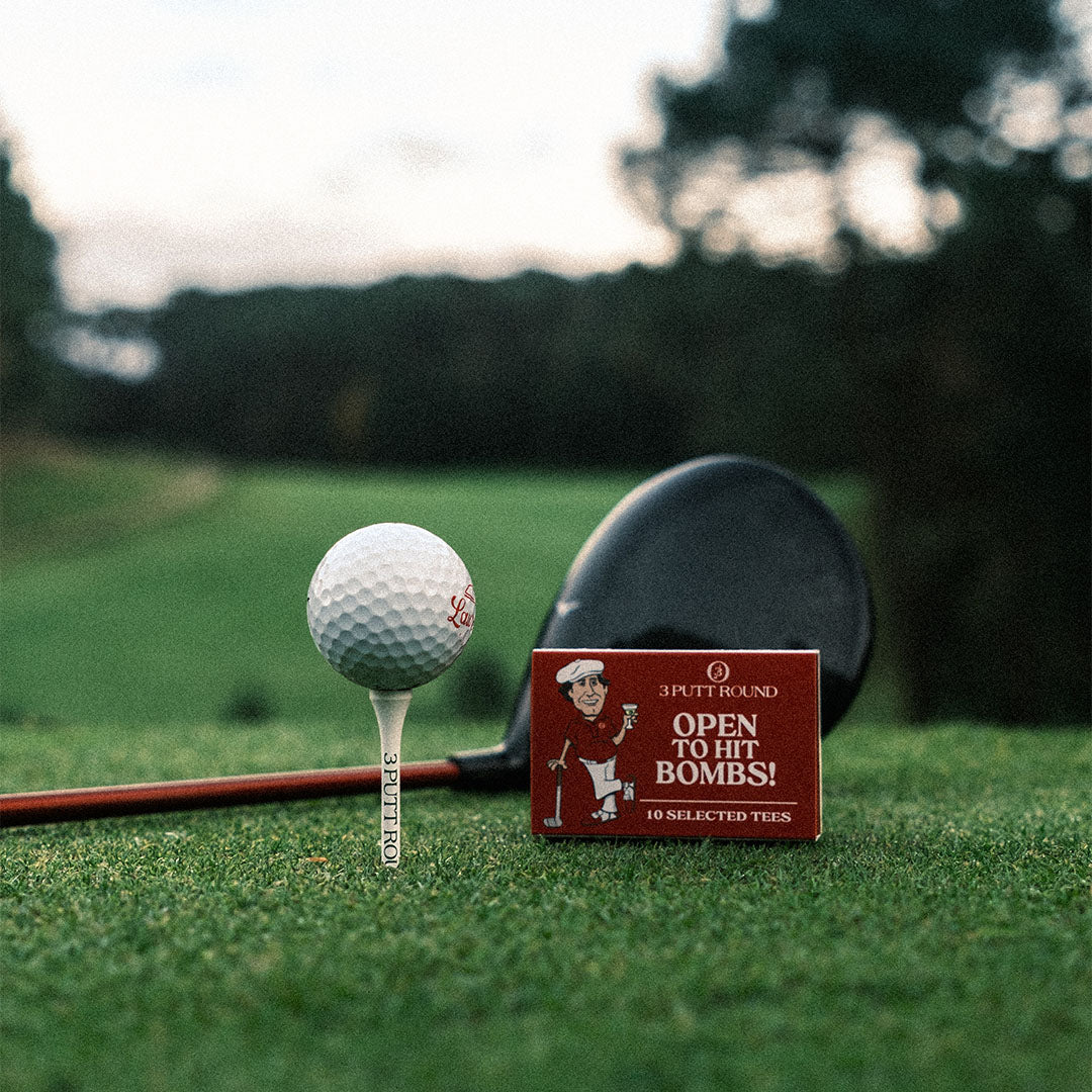 The Red Golf Tee Match Box