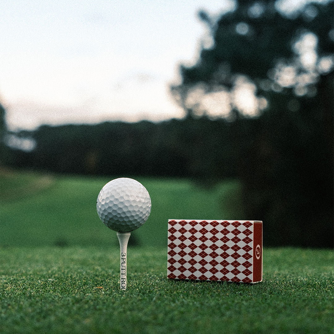 The Red Golf Tee Match Box
